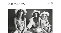 Desktop Screenshot of hatmaker.com.au